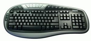 Tastatura Chicony KU-0512 USB black/silver Palmrest