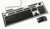 Tastatura Chicony WUG0570 silver/black wireless KB&Mouse