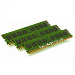 DDR III 3GB, 1333MHz, CL9, Tri Channel Kit 3 module 1GB, Kingston ValueRam