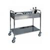 Carucior servire inox cu bazin