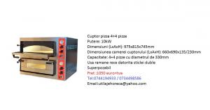 Cuptor pizza 4+4 pizza