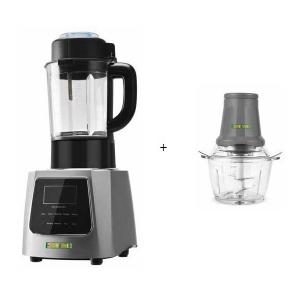 Blender profesional cu incalzire + cutter electric cu vas de sticla