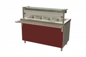 Bain marie cu dulap cald, 4xGN1/1