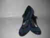 Pantofi femei art. 440 cris lac/velur albastru