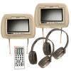 (c.hrset7t) set 2 tetiere monitor tft 7 inch