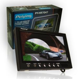 (PY-HR7047) Monitor Lcd Auto 7 Inch + Tv