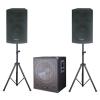 CUBE 1812 - Kit Subwoofer 18 Inch + 2 Sateliti 12 Inch + 2 Stand