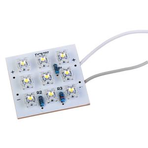 (LED0102) Modul PCB 12V 9 LED-URI ROSU