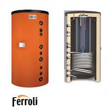 Rezervor de acumulare Ferroli, 1 serpentina cu izolatie 100 mm, model FB1 800 - 800 litri