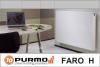 Radiator decorativ orizontal din otel, tip 21 900x 600 alb, Purmo Faro H