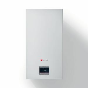 Centrala termica pe gaz in condensare, 26 kW, cu boiler incorporat 42 l, Saunier Duval IsoTwin Condens T 26-CS/1, kit evacuare inclus