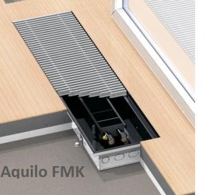 Convector de pardoseala, fara ventilator, H=140 mm, 260x3500 mm, Purmo Aquilo FMK