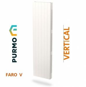 Radiator decorativ vertical din otel, tip 21 1800x450 alb, Purmo Faro V