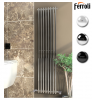 Radiator decorativ pentru baie, 340x1800 antracit, ferroli catya