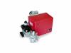 Arzator mixt pe gaz motorina, 1 treapta, 116-232 kW, 1  , cap de ardere scurt, F.B.R model GM X4 TC