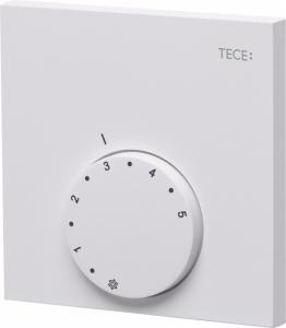 Termostat de camera TECEfloor RT-A; analog, incalzire racire, alb, 230 V