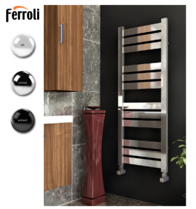 Radiator decorativ pentru baie, 500x620 cromat, Ferroli Serena