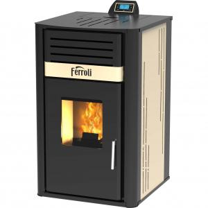 Termosemineu cu functionare pe peleti, 29 kW, complet echipat, Ferroli Mirano Pellet N