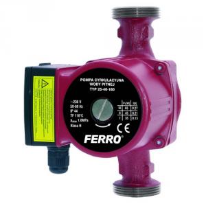 Pompa circulatie pentru apa potabila FERRO 25-40 180