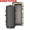 Rezervor acumulare puffer vertical Sunsystem 300 litri, model P 300 IZ, izolatie, Pmax 3 bar