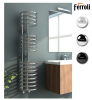 Radiator decorativ pentru baie, 300x1200 cromat, ferroli luna