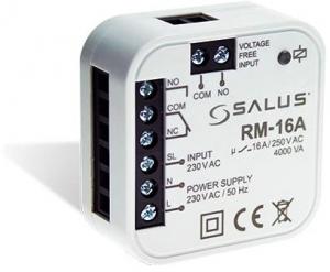 Releu intermediar 16A, cu comanda la 230V si contacte fara potential, Salus RM-16A