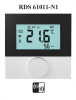 Termostat wireless Home Inclusive Smart Moehlenhoff, alb cu panou decorativ negru