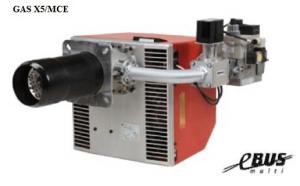 Arzator pe gaz modulant 151-349 kW, 1  , cap de ardere scurt F.B.R model GAS X5 M CE TC