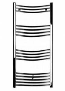 Radiator baie portprosop curbat, 600 1800 cromat, Ferroli Talia