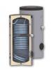 Boiler 200 litri cu 2 serpentine SUNSYSTEM SON 200, pentru centrala termica si solar, montaj pe sol, izolatie termica, manta de protectie , flansa de vizitare, emailat cu titan