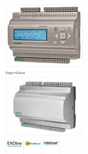 Regulator Exigo Ardo generatia a 4-a Regin, incalzire 28 intrari - iesiri comunicatie Modbus Bacnet porturi de comunicatie 1x RS485 + 1xTCP/IP + 1x M-Bus cu afisaj