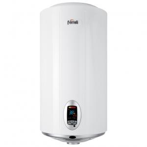 Boiler electric digital Ferroli, cu telecomanda, functie inteligenta SMART si programare orara, model TDG 50 S PLUS - 65 litri