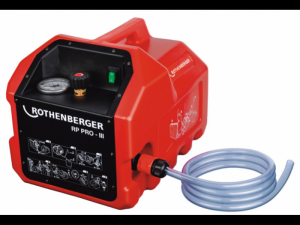 Pompa electrica de testare a presiunii, presiune maxima 40 Bar, debit 6 l min, Rothenberger RP PRO III