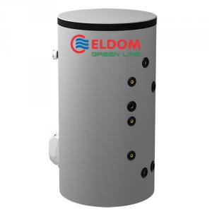 Boiler pentru pompa de caldura cu 2 serpentine marite, 200 litri, ELDOM FV20067D2