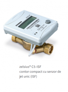 Contor de energie termica mecanic compact, DN 20, 2.5 m3 h, cu M-BUS, tip ZELSIUS C5 ISF, Zenner