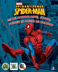 Spiderman. 25 de autocolante, jocuri, poster si pagini de colorat