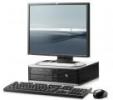 Promotie: Sistem Second Hand HP Compaq DC7800 SFF/Core2Duo E6550 2,33 GHz /1 GB DDR2/80 GB/DVD+monitor 19''TFT+LIC WIN 7 PRO