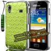 Promotie: Husa light green cu diamante pentru Samsung Galaxy: Ace - S2 - S3/Mini - S4