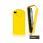 Anunt: Husa flip yellow din piele  pentru - Iphone: 4/4s - 5
