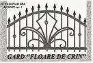 Promotie: GARD FIER FORJAT, MODEL "FLOARE DE CRIN"