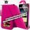 Anunt: Husa flip pink din piele pentru telefon - Samsung Galaxy: Note/2 - Ace/2 - S2 - S3/mini - S4/mini