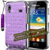 Promotie: Husa light purple cu diamante pentru Samsung Galaxy: Ace/2 - S2 - S3/Mini - S4