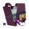 Anunt: Husa flip purple din piele pentru - Iphone: 3 - 4/4s - 5 si Ipod: 4th - 5th