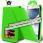Anunt: Husa flip green din piele pentru telefon - Samsung Galaxy: Note/2 - Ace/2 - S2 - S3/mini - S4/mini