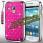 Anunt: Husa pink cu diamante pentru Samsung Galaxy: Note/2 - Ace/2 - S2 - S3/Mini - S4