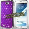 Promotie: Husa purple cu diamante pentru Samsung Galaxy: Note/2 - Ace/2 - S2 - S3/Mini - S4